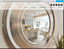 Tablet Screenshot of gageproperties.co.uk
